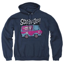 Scooby Doo Mystery Machine 1 Mens Hoodie Navy Officially Licensed