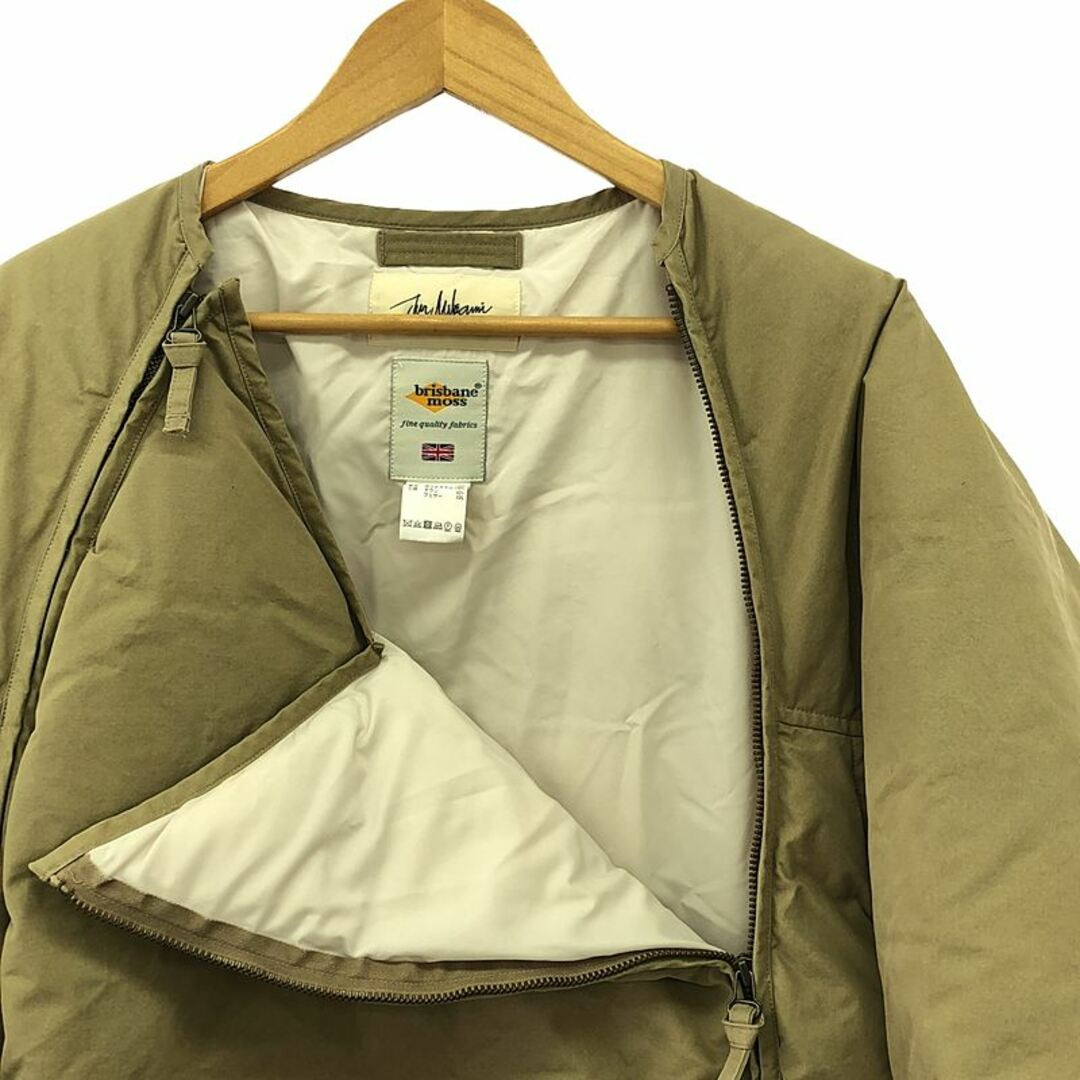 JUN MIKAMI x BRISBANE MOSS DOUBLE JACKET V NECK DOWN F KHAKI JUN MIKAMI x BRISBANE MOSS DOUBLE JACKET V NECK DOWN F KHAKI