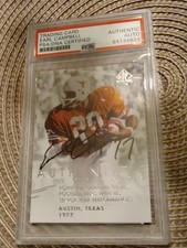 2013 SP Earl Campbell PSA Authentic Moments Longhorns
