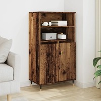 Highboard Altholz-Optik 60X36X110 Cm Holzwerkstoff Landhausstil