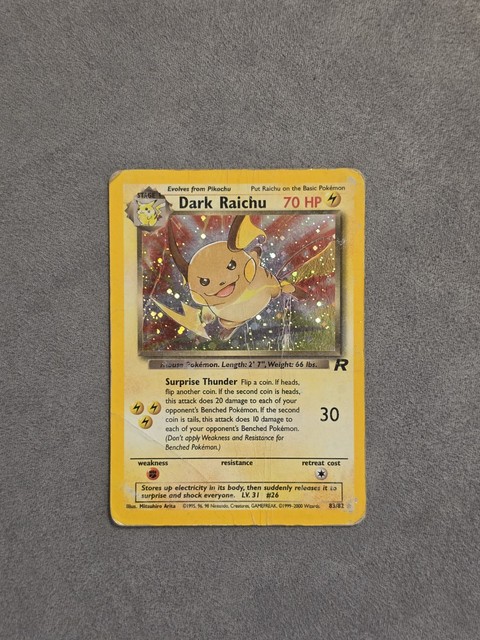 Dark Raichu #83 (Team Rocket (2000))