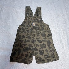 Carhartt Overall Shorts Sz 18 Mo Camo Summer Lightweight