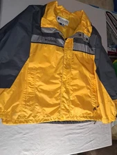 Bugaboo Columbia Mens Jacket Large Core Interchange Yellow Shell Vintage Retro
