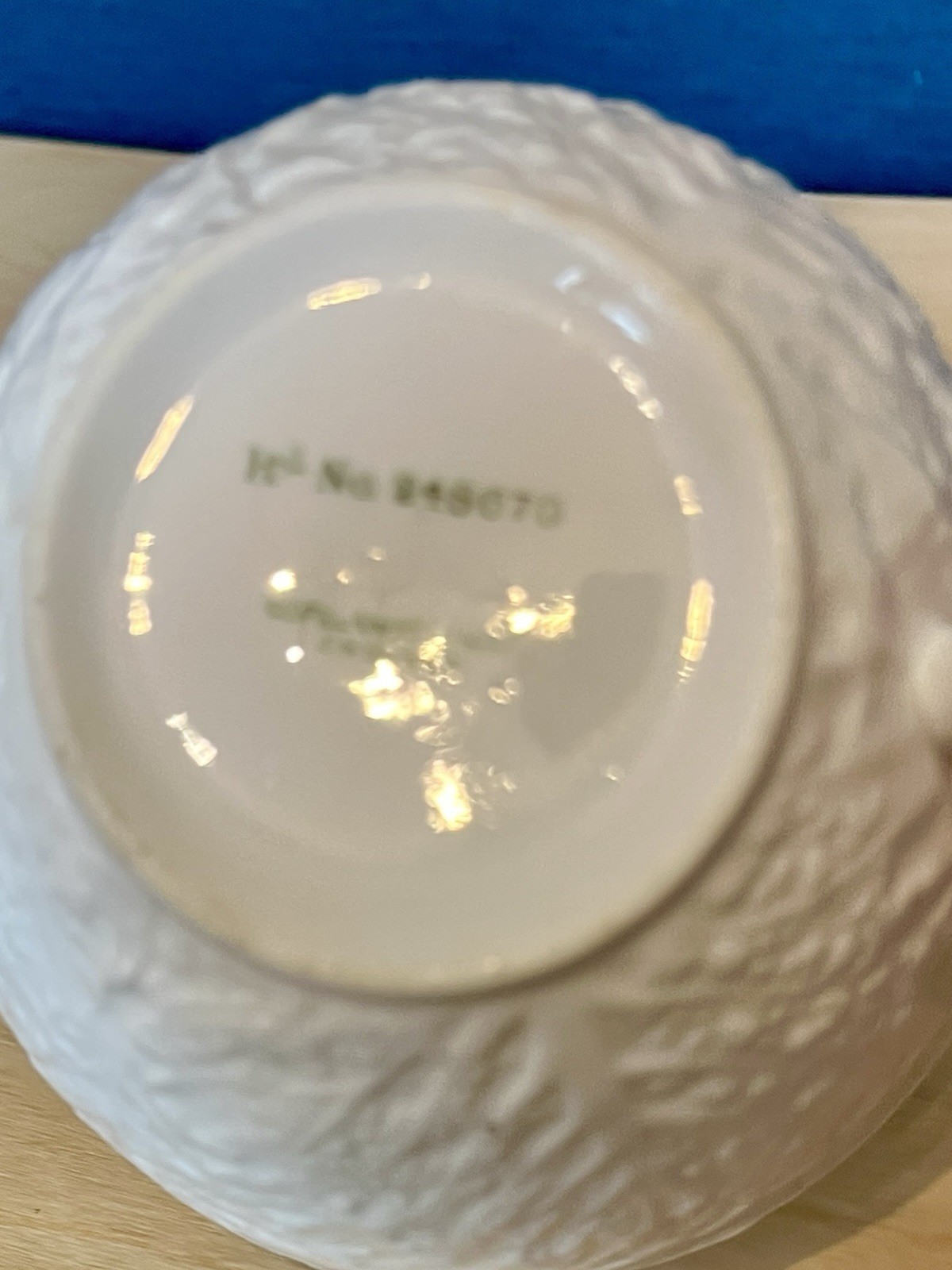 Antique 1895 Copeland Spode Cabbage Leaf Tea Cup & Saucer Reg 248670 image 8