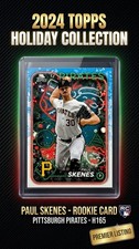 2024 Topps Holiday Paul Skenes Rookie Card #H165 Pittsburgh Pirates RC