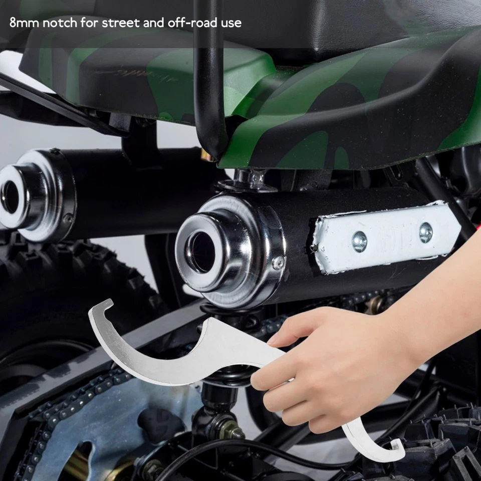  Chiave Coilover Chiave a spirale Chiave a forma di C Chiave a perno a doppia - Immagine 2 di 4