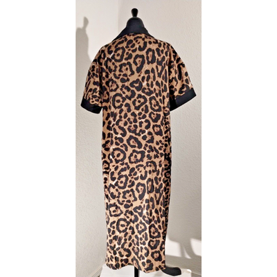 Shein Woman Curve Size 0XL US size 12 Leopard Long Shirt Dress or Lounger Pocket Shein Woman Curve Size 0XL US size 12 Leopard Long Shirt Dress or Lounger Pocket