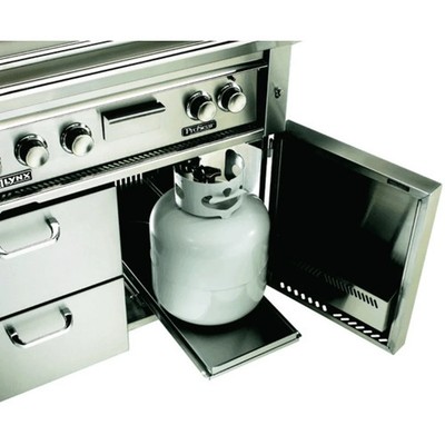 Lynx LCNG Stainless Steel Cover to Close LP Opening in NG Carts