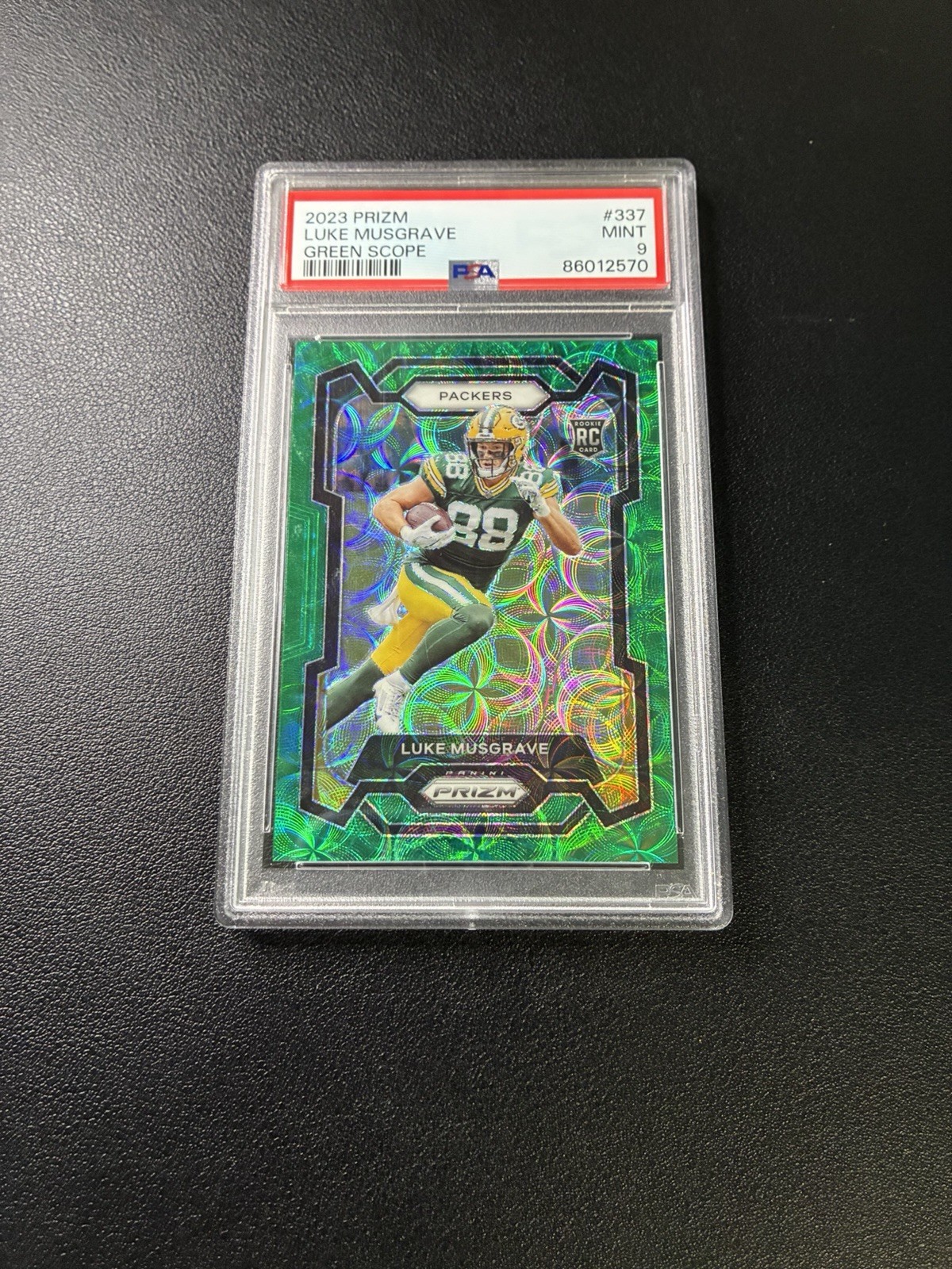 Luke Musgrave Panini Prizm #337 Green Scope