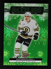 2023-24 Upper Deck Extended Series Dazzlers Green Matthew Poitras #DZ-150 7ci