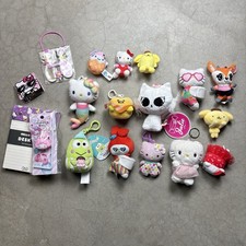 Sanrio Lot Hello Kitty Kuromi My Melody Plush Keychains Accessories Bundle Cute Sanrio Lot Hello Kitty Kuromi My Melody Plush Keychains Accessories Bundle Cute