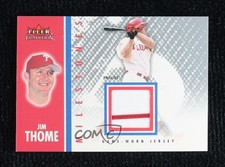 2003 Fleer Tradition Milestones Game-Used Relic Jim Thome #MS-JT HOF