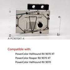 Granzon GPU Wasserblock für PowerColor Reaper / Hellhound RX 9070 XT