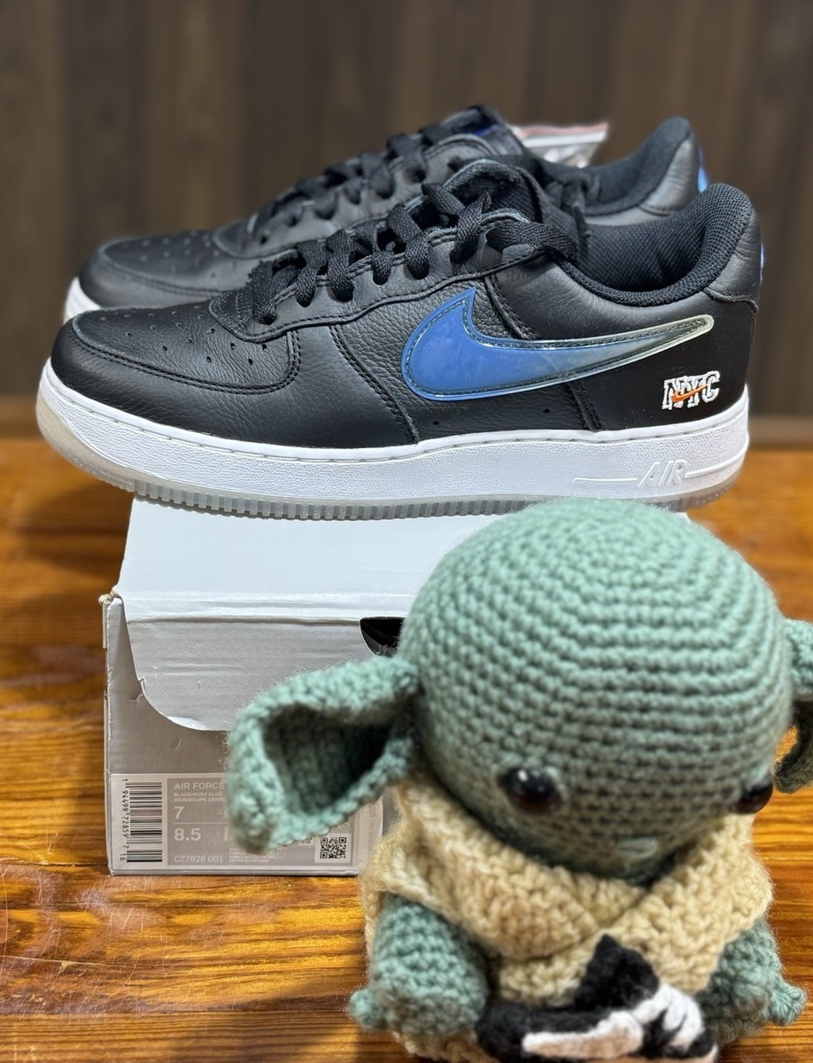 🏀Size 7M - Kith x Nike Air Force 1 Low New York Knicks Black🏀 | eBay