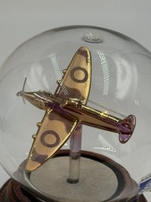 Ornamental Glass Model Of A Spitfire Aeroplane In A Decorative Glass Decanter | Memorabilia | Gifts For Men | WW2 Gift | Wartime Memorabilia | Supermarine Spitfire | Battle Of Britain - View #2
