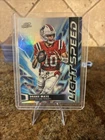 2025 Topps Chrome Cosmic Drake Maye Light Speed #LS-8