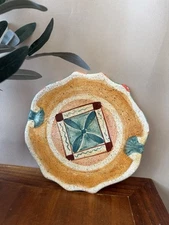 California Pantry Ceramic Trivet/ Hot Plate 7” Good Condition Vintage