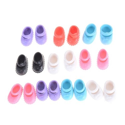 5Pairs 12cm Doll Shoes Kelly Doll Confused Doll Shoes Kids Gift Toys Set HGUK tx
