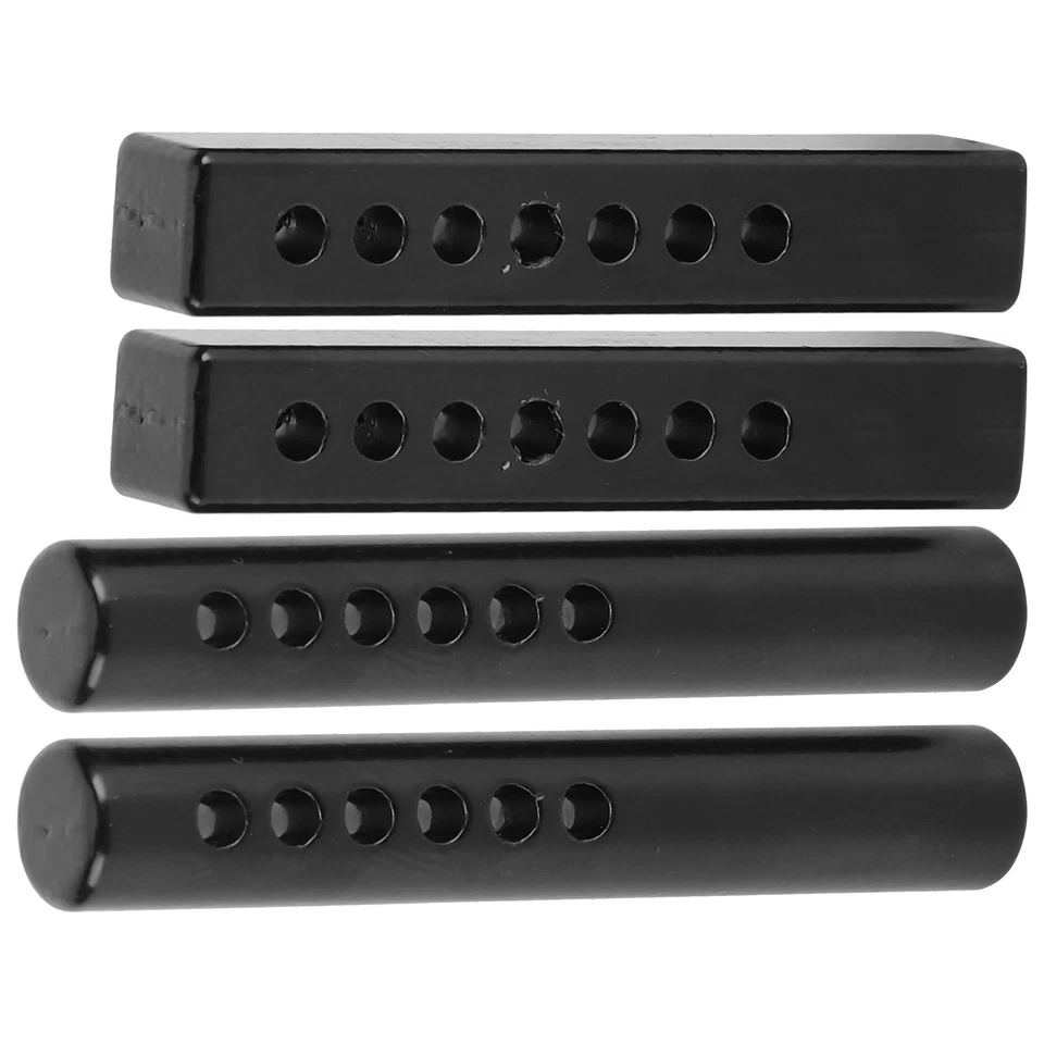 4Pcs 1/10 RC Square And Round Metal Bumper Mount Post For /Hsp/ AM - Image 3 of 4