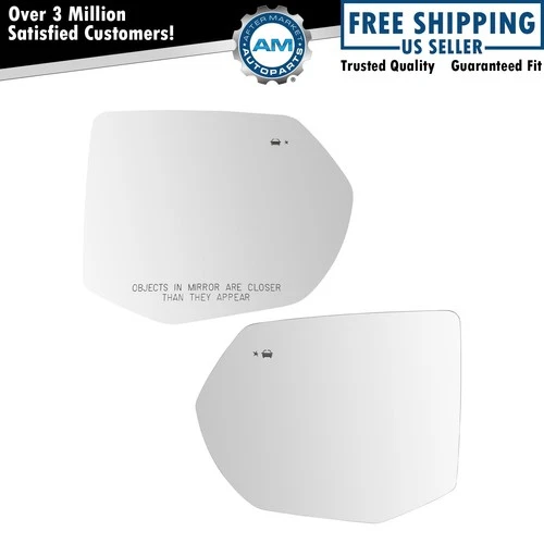 Mirror Glass Set Fits 2021-2024 Chevrolet Suburban Tahoe GMC Yukon Yukon XL