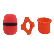 Microphone AntiRoll Rings Foam Cover Bottom Rod Sleeve Holder For Secure Grip