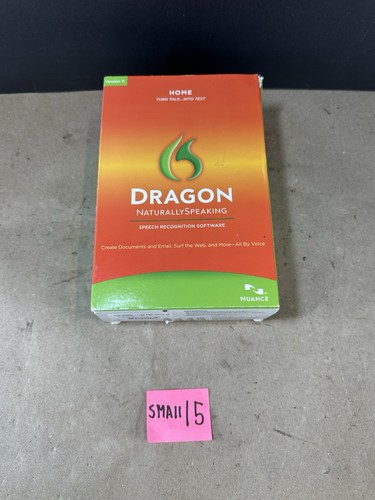 Dragon Nuance Naturally Speaking Home Version 11 Complete with Handset - Picture 1 of 5