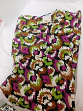 Terra  Sky womens mid rise geometric black jeggings 1X 16 18 new with tag