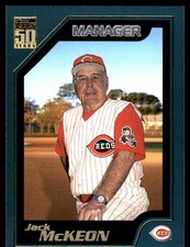Jack McKeon 2001 Topps #332 Cincinnati Reds MLB READ FREE SHIPPING AutographDen