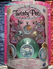 Twisty Petz Babies Series 2 Puppies and Polar Bear Bracelet  Aqua Teal Gem Case