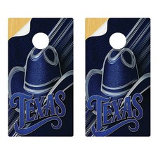 Texas Cowboys Cornhole Board Wraps / Laminated  Fadeproof / 24 x 48 Vinyl Decal