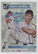 2023 Panini Donruss Diamond Kings Career Stat Line /500 Eddie Mathews HOF 0i1b