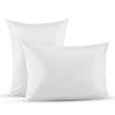 Superity Linen Pillow Cases Standard Size - Soft and Breatheable Cotton White...