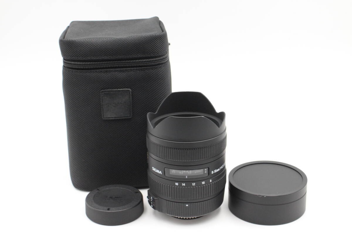 Sigma 8-16mm F4.5-5.6 DC HSM Nikon Ultra Wide Angle Zoom