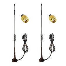 2-Pack 3G 4G LTE Magnetic Antenna SMA Male Connector, Compatible with LTE Rou...