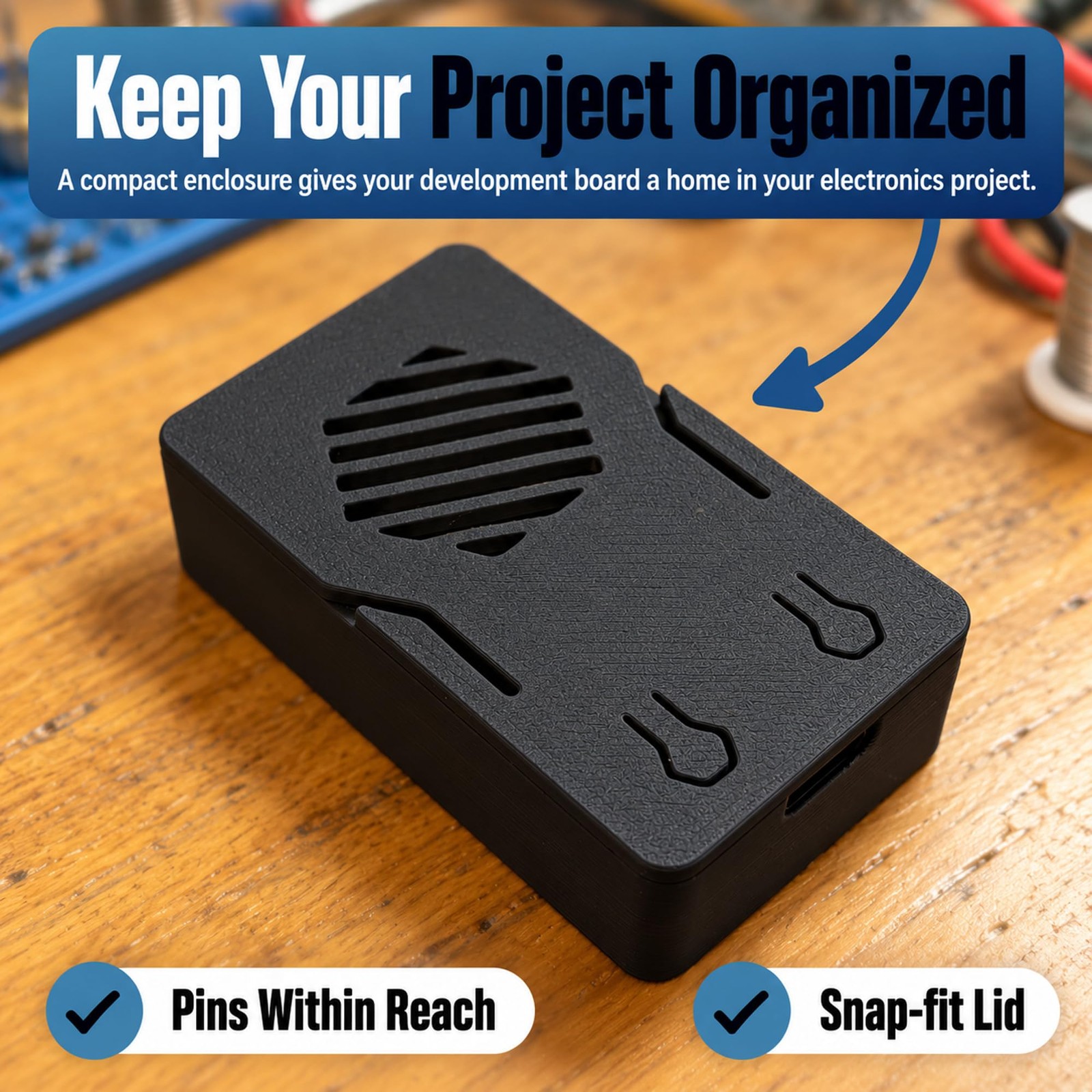 Development Board Enclosure Compatible with ESP32-WROOM-32 (USB-C ...