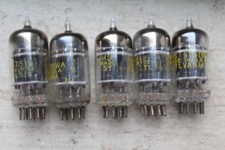 5 Sylvania 5751WA 5751 tubes tested EX black ...