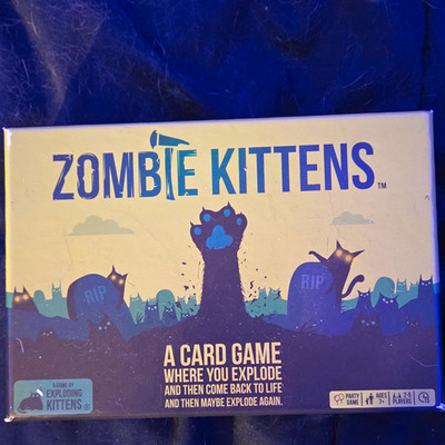 Exploding Kittens Zombie Kittens Party Card Game, 2-5 Players, Ages 8-11
