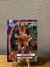 2024-25 Bowman University Chrome - Derik Queen #19 Purple Lava Refractor (RC)