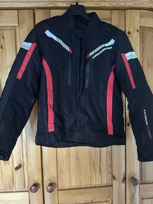 Herren Motorradkombi Einteilig, Leder, Schwarz, Größe L