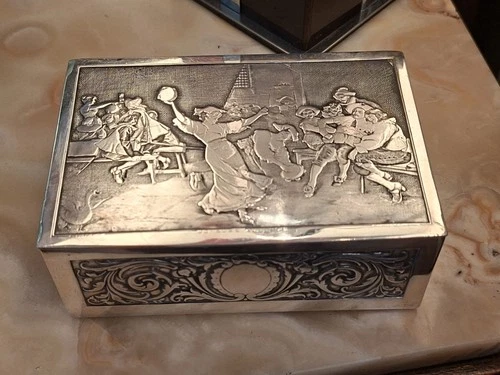 Jewelry Box Silver Joyful Inn