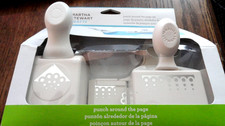Martha Stewart Crafts Punch Around the Page Border Scallop 3 Dot Combo Set NIB