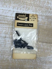 Vintage Model Power HO Scale No. 6538 Track Lock Pkg. 12 pcs *NOS