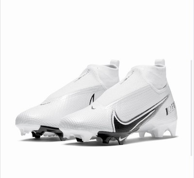 NEW Nike Vapor Edge Pro 360 Black White Football Cleats AO8277-100 Mens Size 8.5