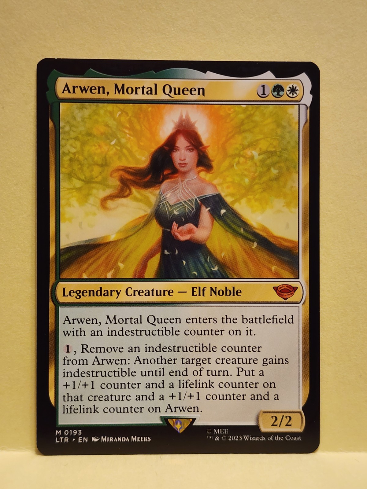 Arwen, Mortal Queen NM/M - MTG Universes Beyond: the Lord of the Rings 193