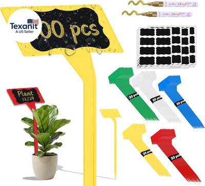 100 Pack Large 11.8'' Plant Labels for Outdoor Garden Waterproof, T-Type Garden L