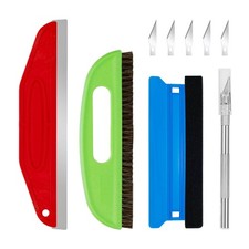 Wallpaper Paste Tool Wallpaper Smoothing Tool with 11.8IN Straight Guide Edge...