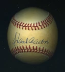 Hank Aaron Autographed Signed ONL Baseball *AB497