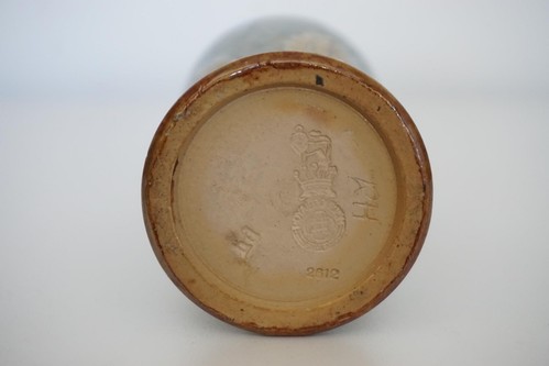 Royal Doulton Lambeth Art Nouveau Vase - Silver Rim - c.1916-1917 - Foto 13 di 13