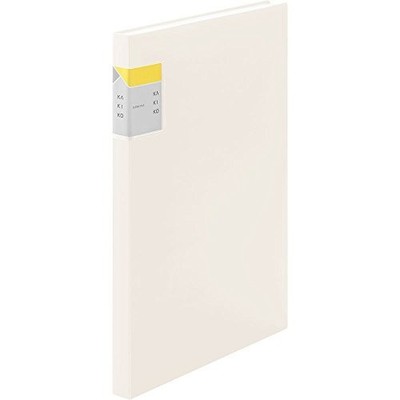 King Jim Clear File Kakiko Serie 40 Taschen A4 vertikal weiß 8632W-W von JP