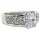 2CT Heat Treated Moissanite 925 Genuine Sterling Silver Ring Jewelry Sz 6  — photo 2